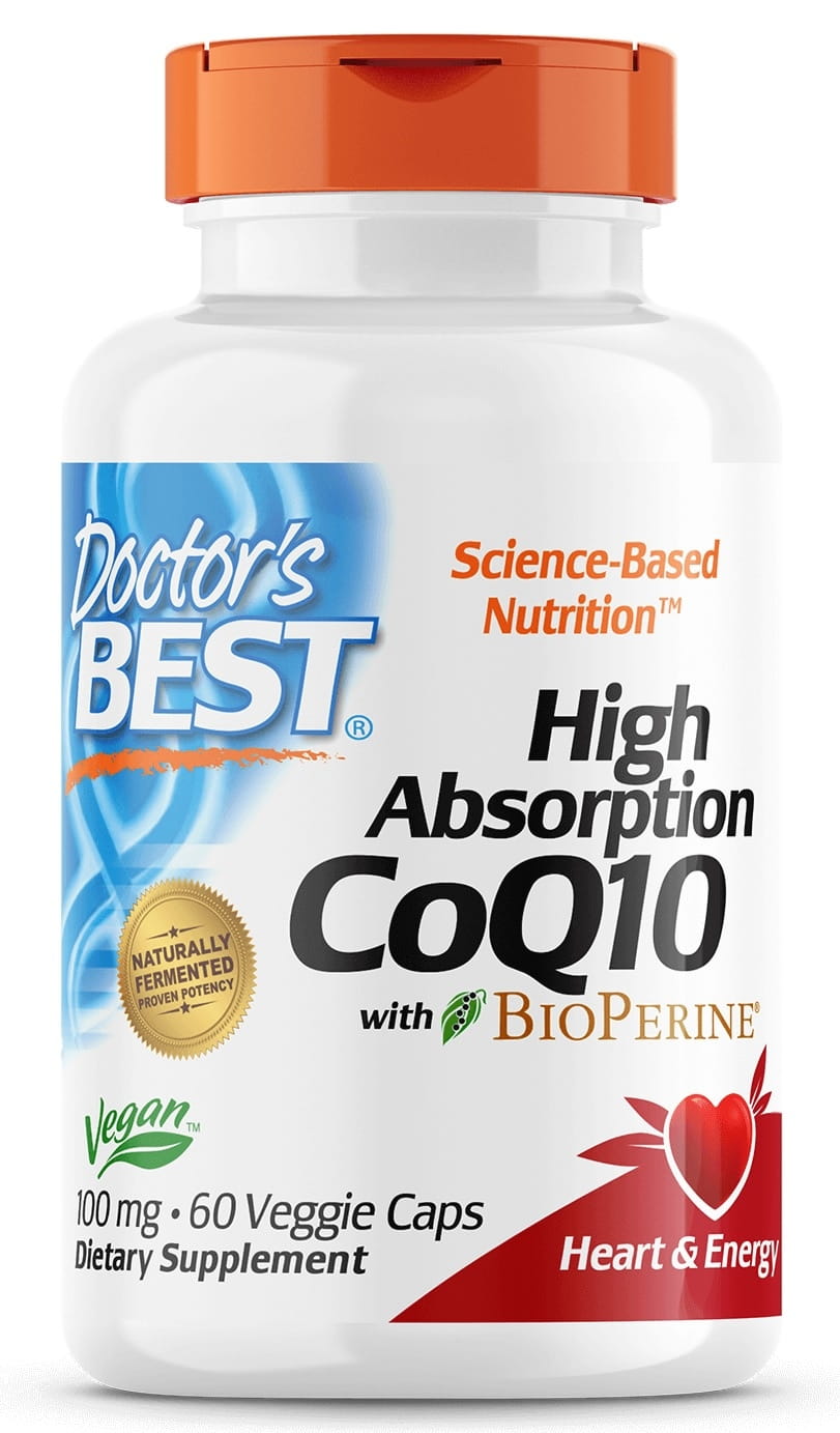 Coenzym Q10 100 MG und Piperin Bioperin vegan 60 Kapseln DOCTOR'S BEST