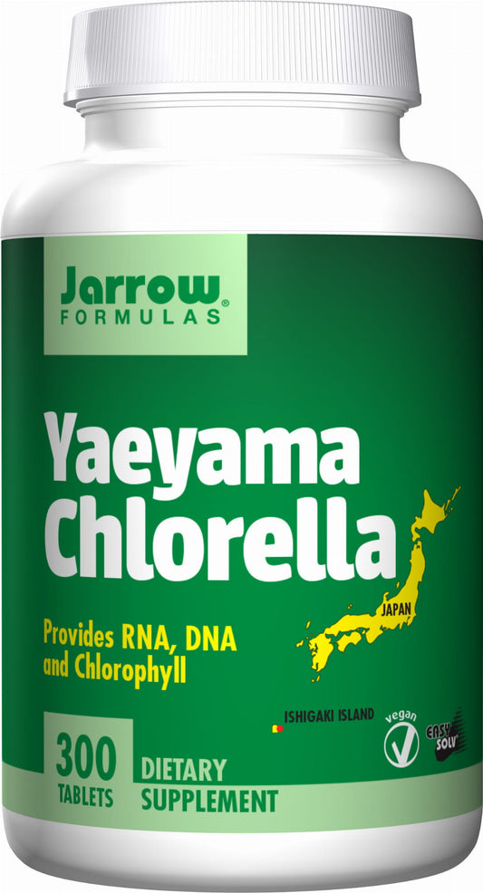 Chlorella Yaeyama Tabletten im JARROW-FORMELN Behälter, grüne Nahrungsergänzungsmittel in Tablettenform