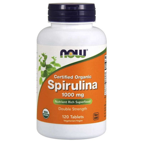 Eco Spirulina 1000 MG 120 Tabletten NOW FOODS