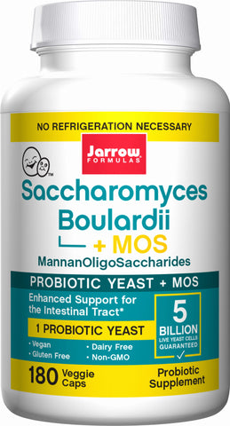 Saccharomyces boulardii und mos 180 Kapseln JARROW FORMELS