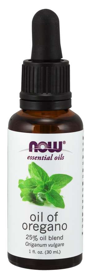 Oregano-Öl-Mischung in 30 ml Flasche von NOW FOODS, naturbelassen und zur Unterstützung des Immunsystems.