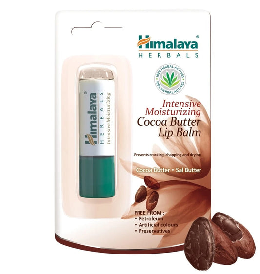 HIMALAYA intensiver Lippenbalsam mit feuchtigkeitsspendender Cocoa-Butter, 45 g, gepflegte und geschützte Lippen