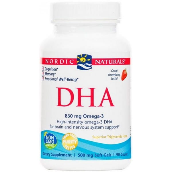 DHA OMEGA3 Öl 90 Kapseln NORDIC NATURALS