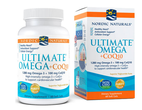 Ultimate Omega und COQ10 60 Kapseln NORDIC NATURALS