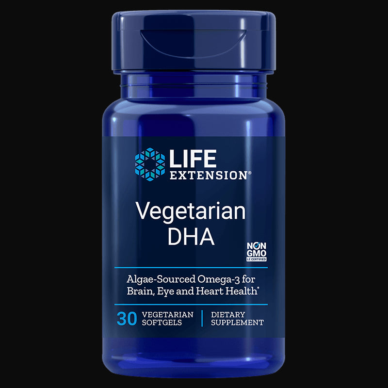 Vegetarisches DHA 30 Kapseln LEBENSVERLÄNGERUNG