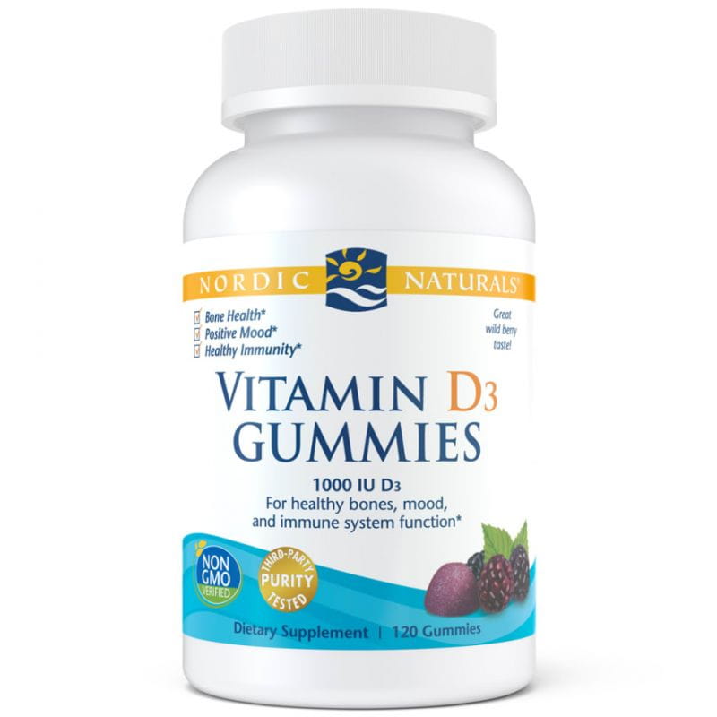 Vitamin D3 Gummibärchen 1000 IE 120 NORDIC NATURALS Gummibärchen