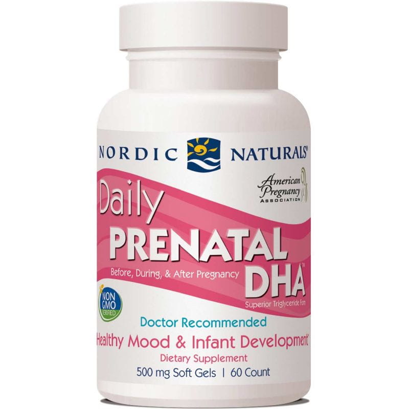 Täglich pränatales DHA 60 Kapseln NORDIC NATURALS