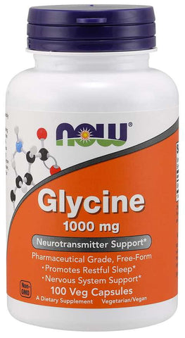 Glycine Glycine 1000 MG 100 Kapseln NOW FOODS