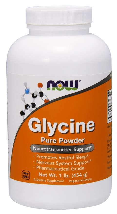 Glycin reines Pulver Glycin 454 g NOW FOODS Hover Image