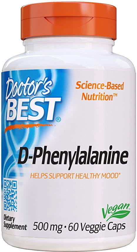 Dphenylalanin Dfentylalanin 500 MG 60 Kapseln DOCTOR'S BEST Hlavní obrázek produktu
