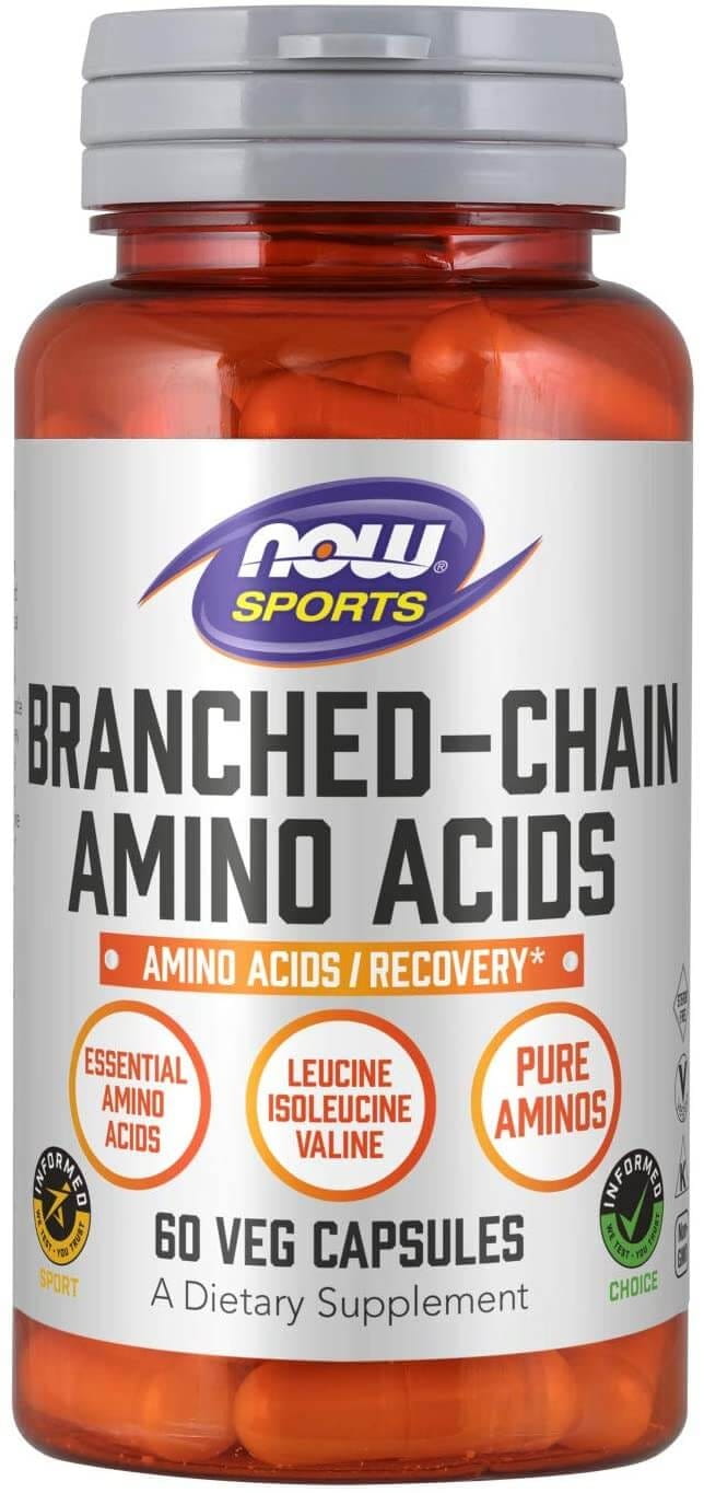Verzweigtkettige Aminosäuren bcaa verzweigtkettige Aminosäuren 60 Kapseln NOW FOODS