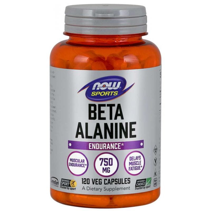 Carnosyn Beta Alanin 750 MG 120 Kapseln NOW FOODS Hlavní obrázek produktu