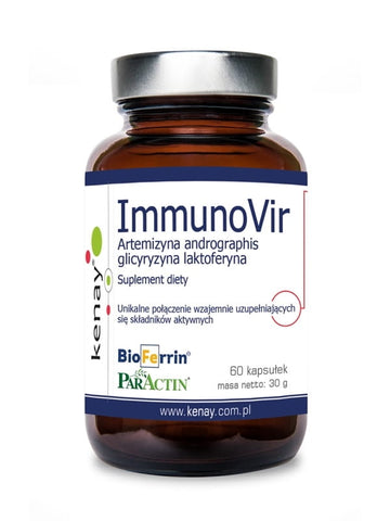 Immunovir Artemisinin Andrographis Glycyrrhizin Lactoferrin 60 Kapseln KENAY