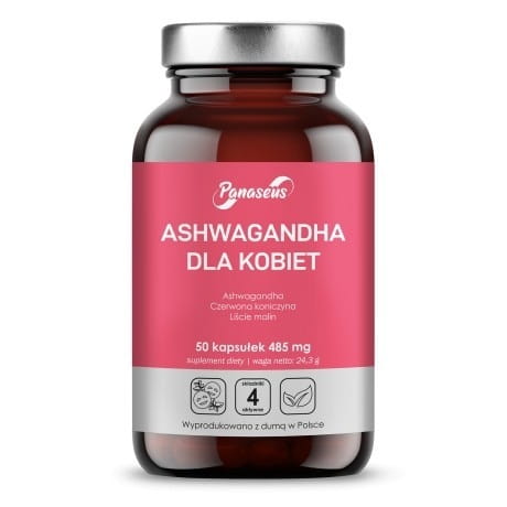 Ashwagandha für Frauen 50 PANASEUS-Kapseln Hover Image