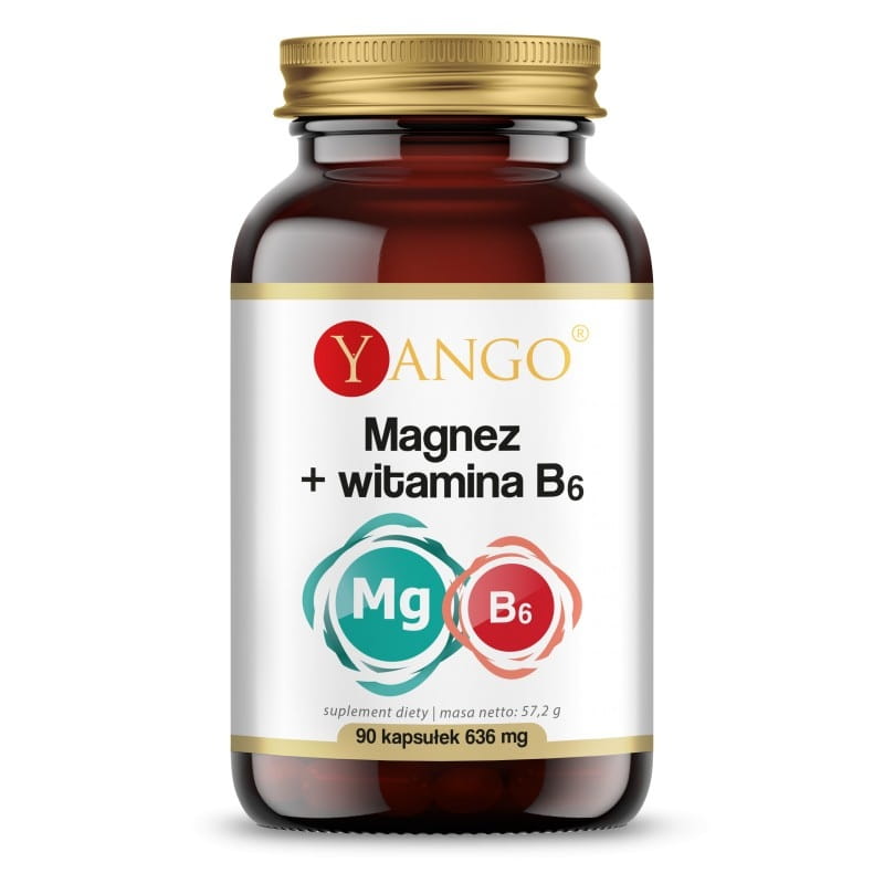 Magnesium und Vitamin B6 90 Kapseln YANGO