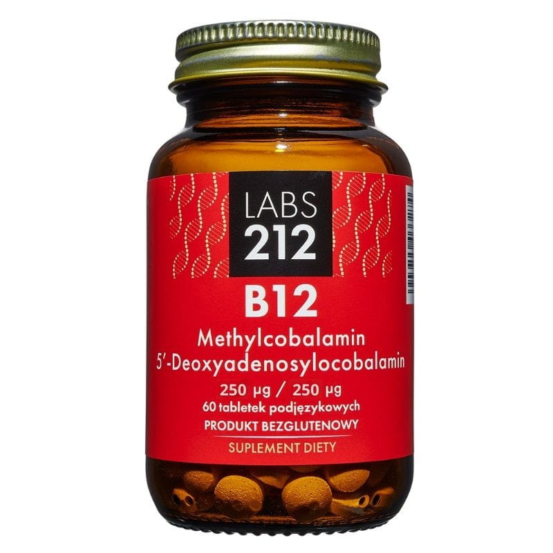 B12 Methylcobalamin 5'Desoxyadenosylocobalamin 60 Tabletten LABS212