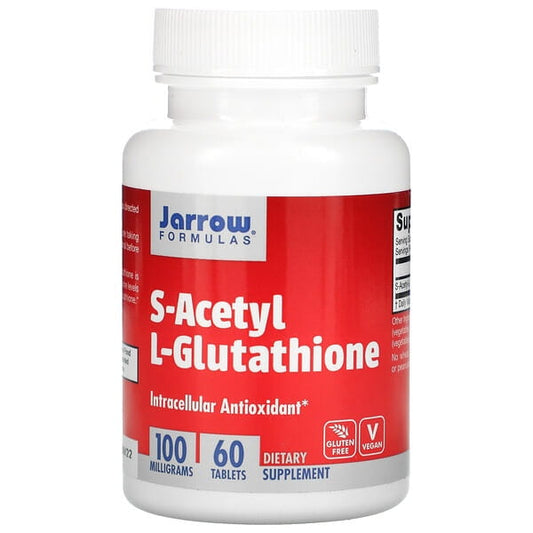 JARROW FORMULAS Glutathion S-Acetyl L-Glutathion 60 Tabletten in einem Glas, natürliche Nahrungsergänzung für Antioxidant-Schutz