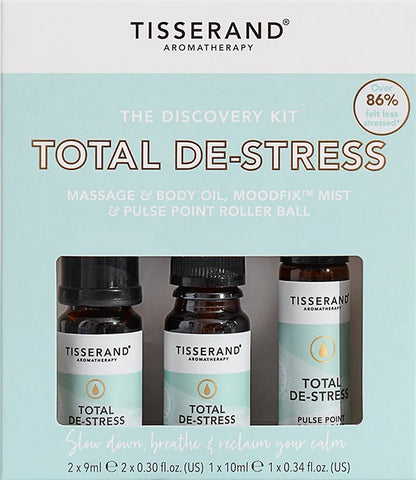 Total De - Stress Discovery Kit Ätherische Öle 2 x 9 ml 1 x 10 ml TISSERAND