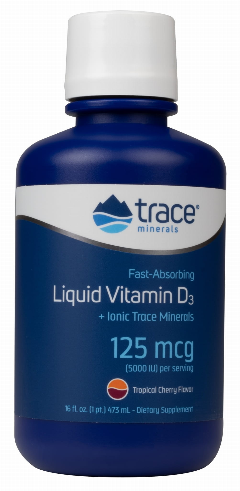 Flüssiges Vitamin D3 Flüssiges Vitamin D3 Kirsch-Zitrus-Geschmack (473 ml) SPURENMINERALE