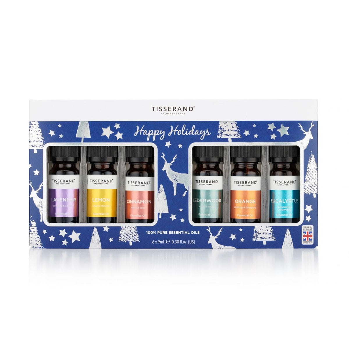 Set mit 6 ätherischen Ölen Happy Holidays 6 x 9 ml TISSERAND