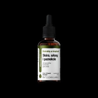 PHARMOVIT Extrakte in Tropfenform zur Verbesserung von Haut, Haaren und Nägeln, glutenfrei, 30 ml