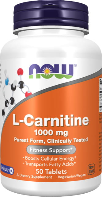 L - Carnitin L - Carnitin 1000 mg 50 Tabletten NOW FOODS
