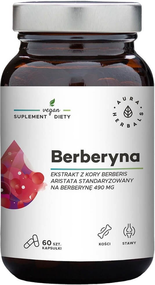 Berberin 500 MG 60 Kapseln AURA HERBALS