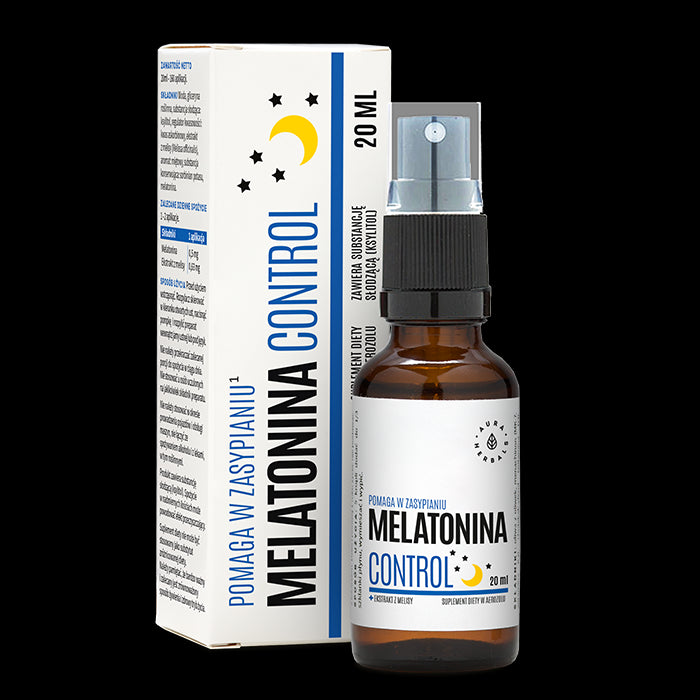 Melatonin-Kontrolle und Melissenextrakt-Aerosol 20 ml AURA HERBALS