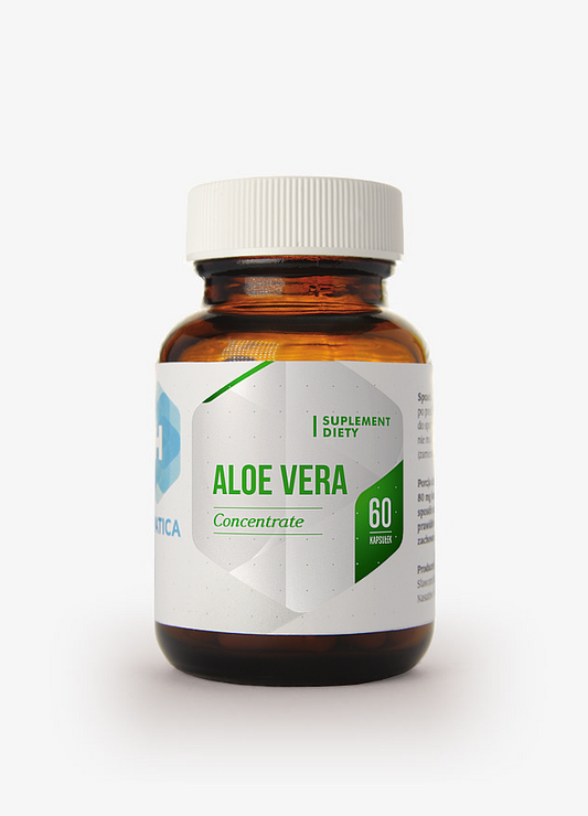 Hepatica Aloe Vera Konzentrat 60 Kapseln, Nahrungsergänzungsmittel mit Aloe Vera in Kapselform, natürliche Pflege für den Körper