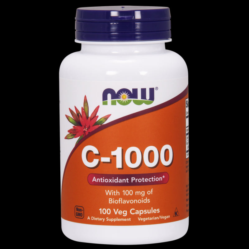 Vitamin C 1000 MG mit Bioflavonoiden 100 Kapseln NOW FOODS