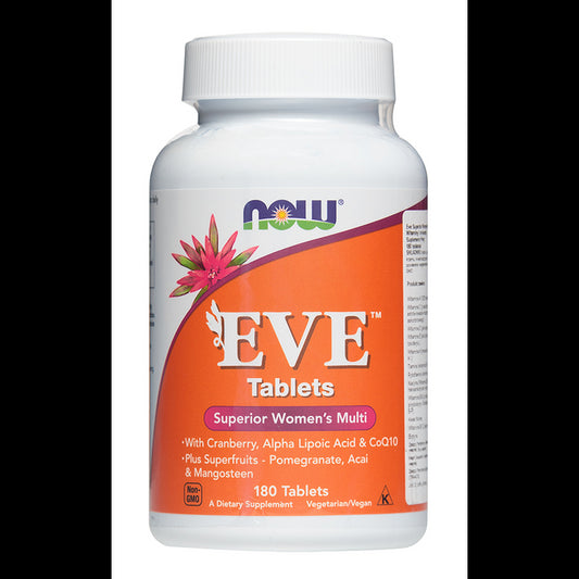 Eve Superior Womens Multivitamin und Mineralstoffe für Frauen Eve 180 Tabletten NOW FOODS