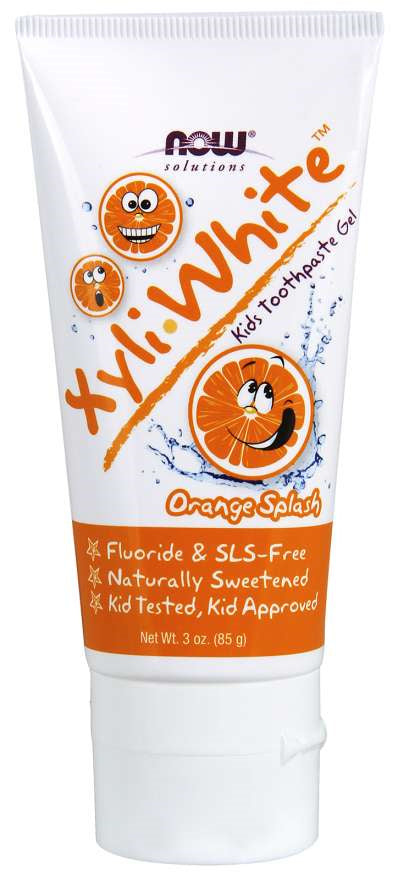 Xyliwhite ™ orange splash Zahnpasta Gel-Zahnpasta für Kinder 85 g NOW FOODS