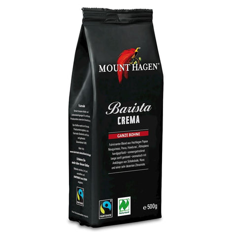 Arabica-Kaffeebohnen 100% Barista Crema Fair Trade BIO 500 g - MOUNT HAGEN
