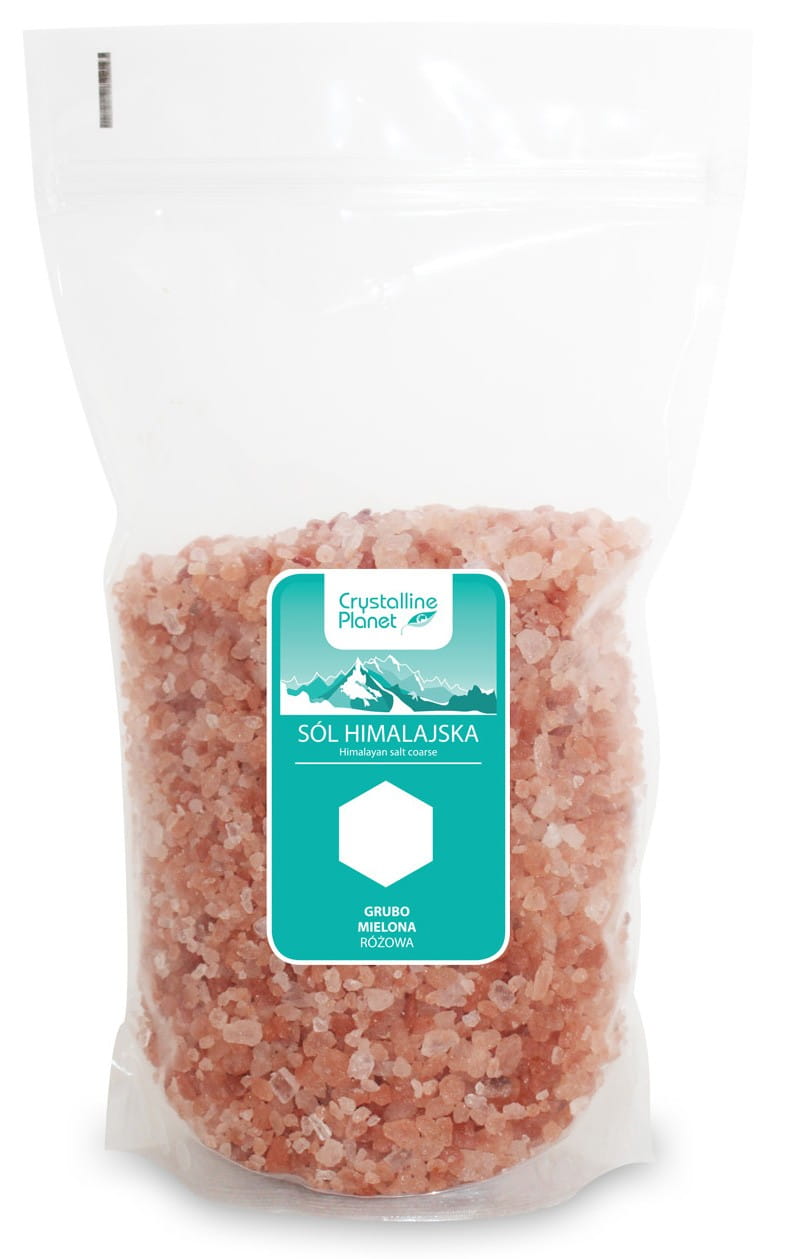 Himalaya rosa Salz grob gemahlen 1 kg - CRYSTALLINE PLANET