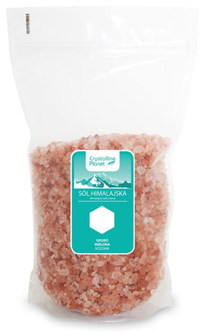 Himalaya rosa Salz grob gemahlen 1 kg - CRYSTALLINE PLANET