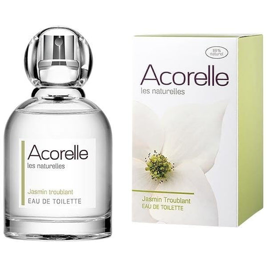 Eau de Toilette Jasmin von ACORELLE, Flasche mit blumigem Jasmin-Duft, elegant gestaltet.
