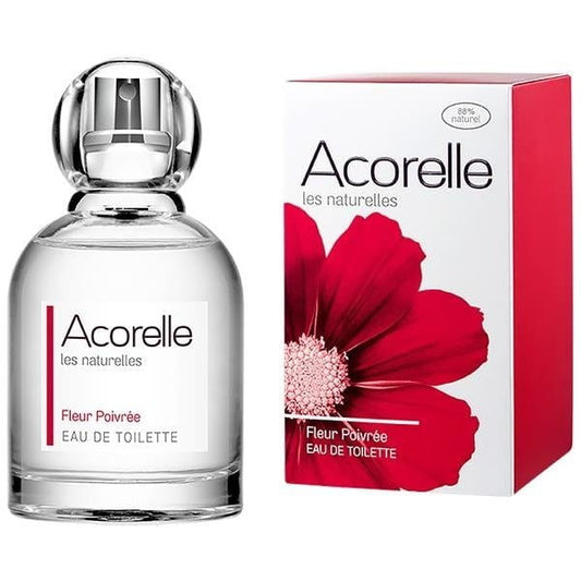 Eau de Toilette Roter Pfeffer von ACORELLE, Flasche mit rotem Pfeffer Duft, elegante Verpackung, Parfüm für Männer und Frauen