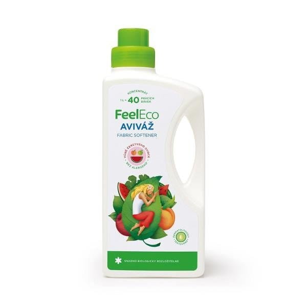 1 Liter FEEL ECO Weichspüler mit fruchtigem Duft