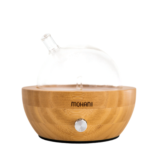 Zerstäuber-Diffusor für ätherische Öle - Bambus-MOHANI-Glaskugel