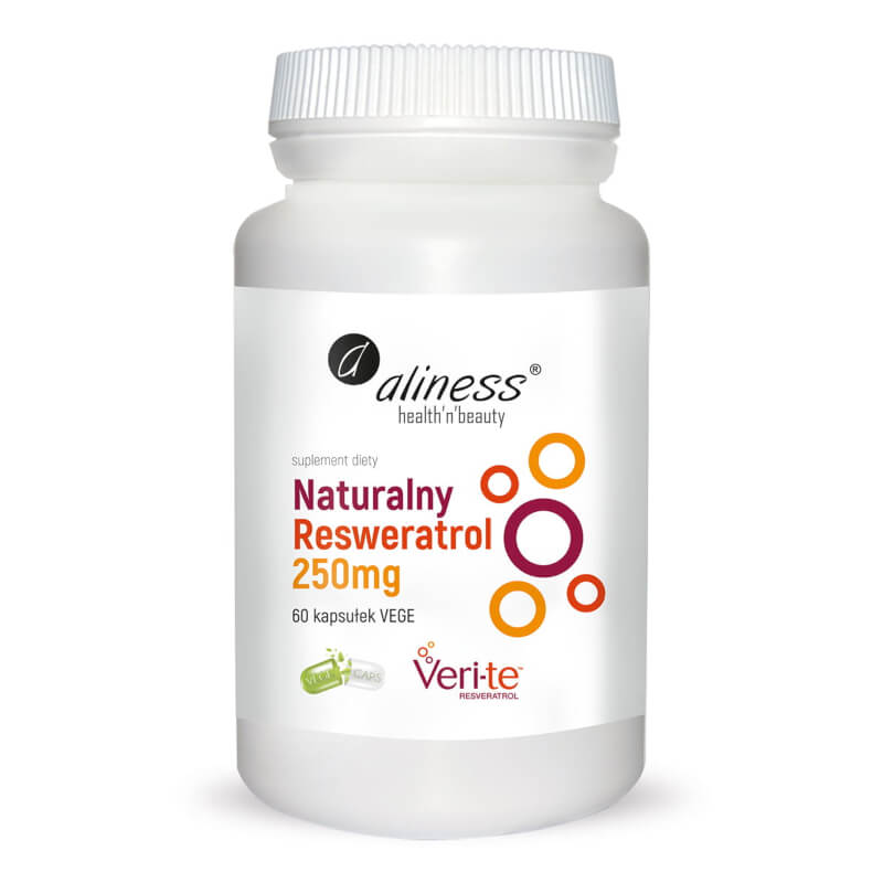 Natürliches Resveratrol aus Hefefermentation 250 MG 100 Kapseln ALINESS