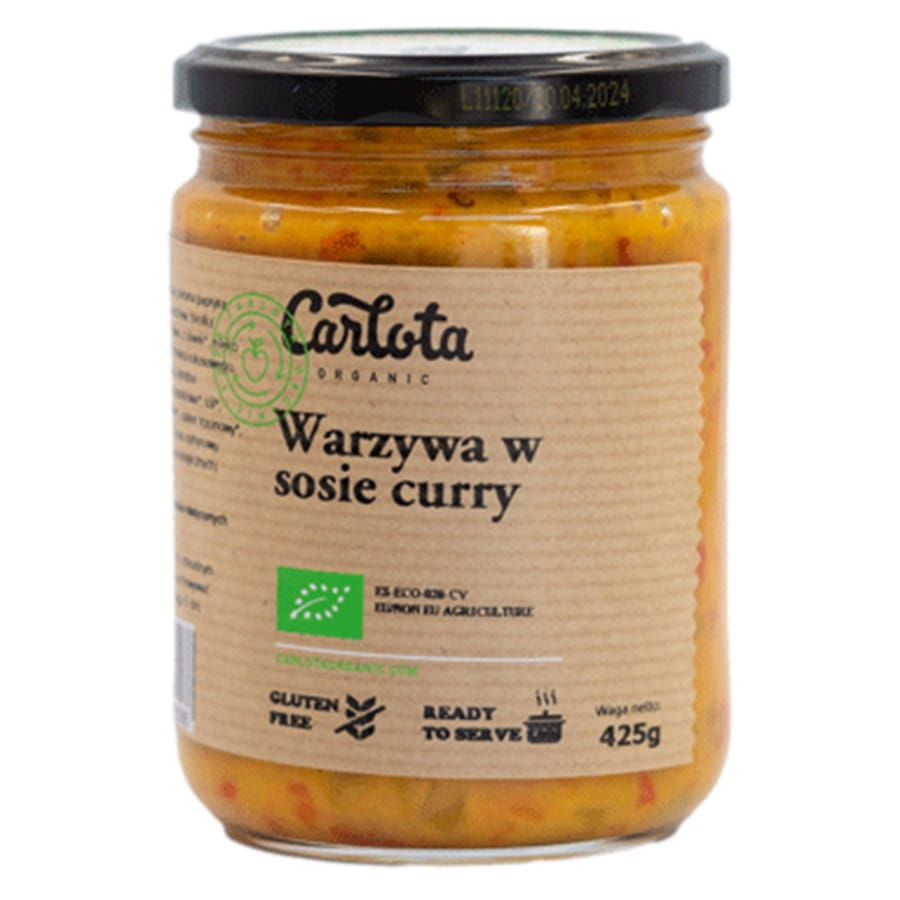 Gemüse in Currysauce BIO 425g CARLOTA BIO