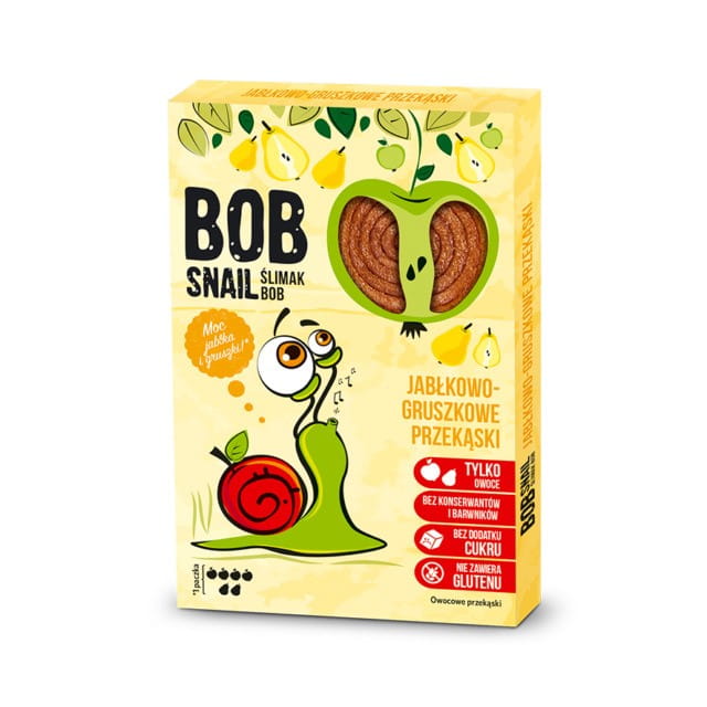 Apfelsnack - Birne 60g BOB SCHNECKE