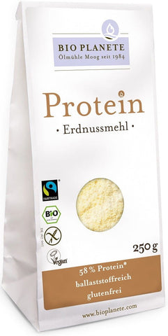 Proteinreiches Erdnussmehl glutenfrei ft BIO 250 g - BIO PLANETE
