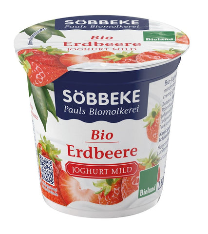 Erdbeerjoghurt BIO 150 g - SOBBEKE