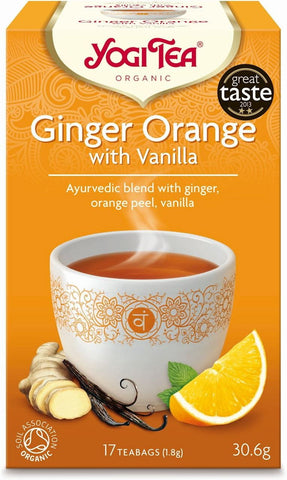 Ingwer-Orangen-Tee mit Vanille BIO (17 x 18 g) - YOGI TEA
