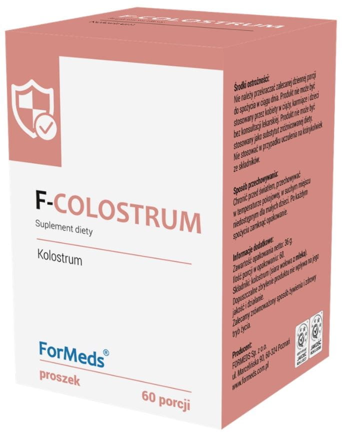F - Kolostrum Kolostrum 600 mg 60 Portionen 36 g FORMEDS