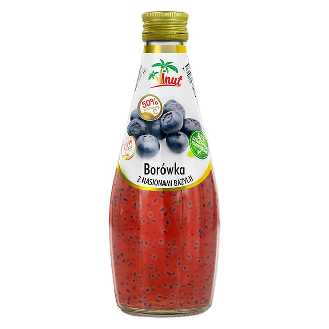 Heidelbeerdrink mit Basilikumsamen 290ml VINUT Hover Image