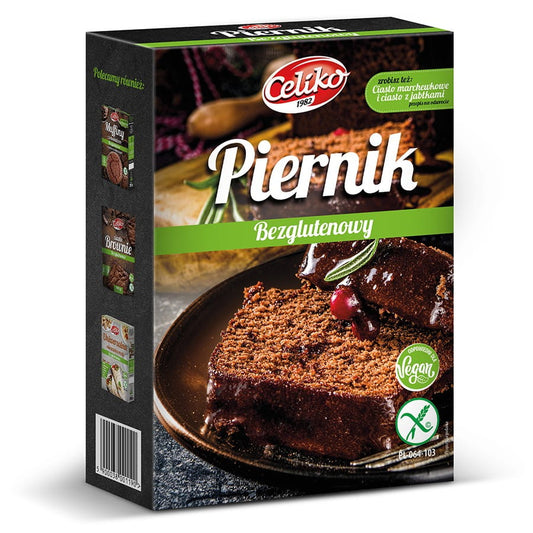 Glutenfreie Lebkuchenmischung von CELIKO, 300g, mit traditionellen Gewürzen, für selbstgemachte Weihnachtslebkuchen.