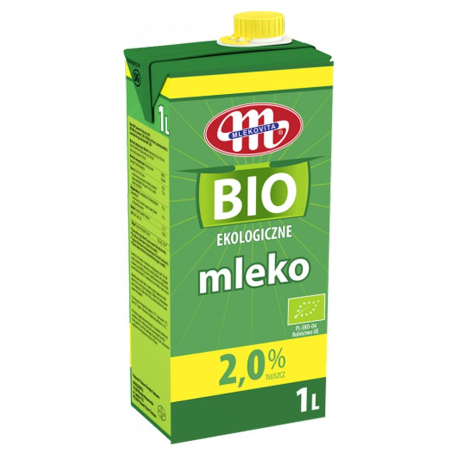 Uht-Milch 2% BIO 1l MLEKOVITA
