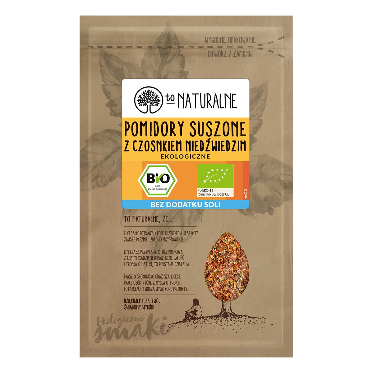Getrocknete Tomaten mit Bärlauchprimat BIO 20g